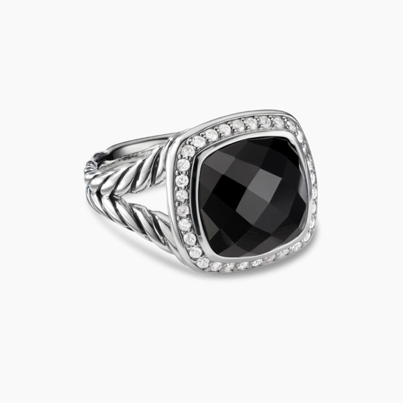 David Yurman Jewelry - Authentic David Yurman Albion Ring with Onyx and Diamonds